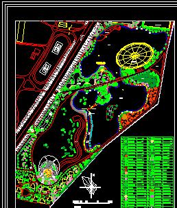 某公園綠化種植設計圖紙免費下載 - 園林綠化及施工 - 土木工程網